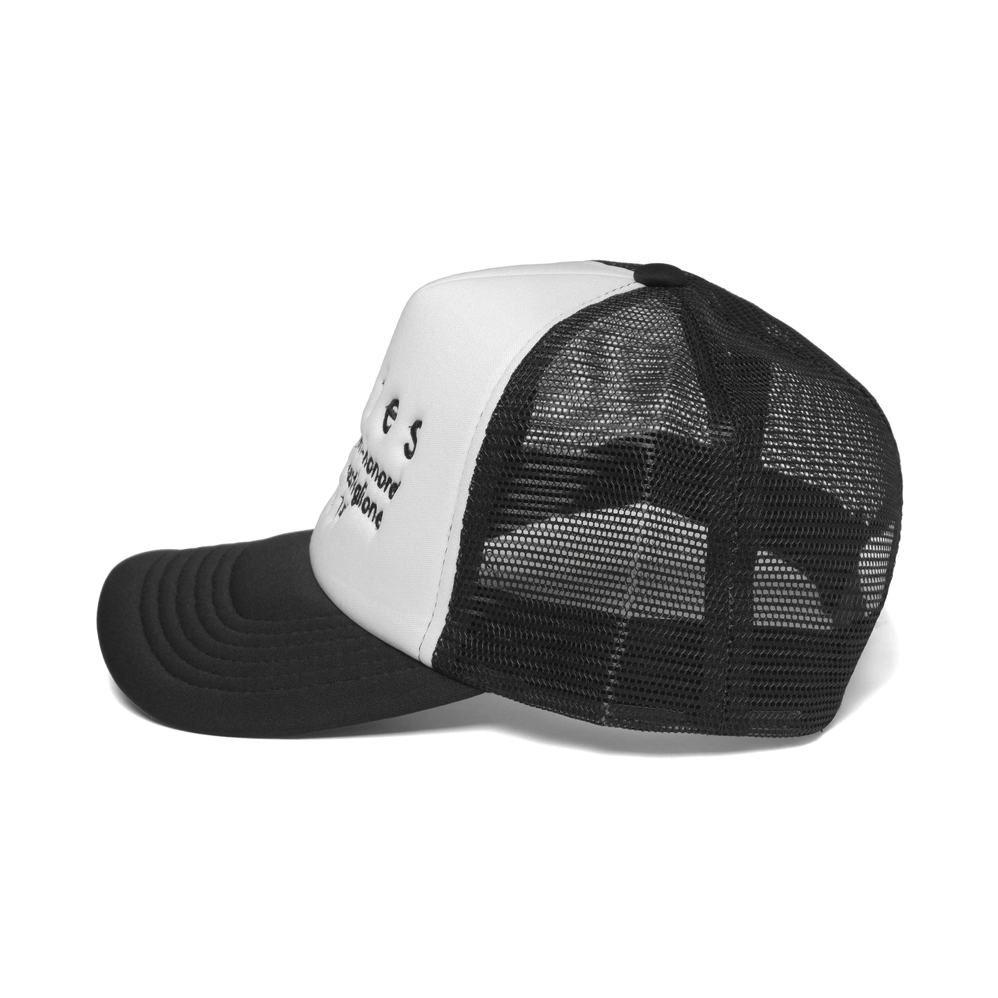Hotel Costes Hat Black/White/Black Stitch