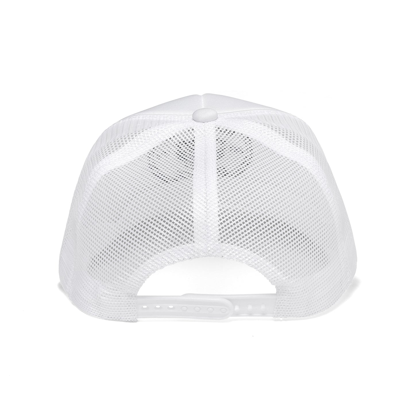 Hotel du Cap Eden Rock Trucker Hat White/Aqua Blue Stitch