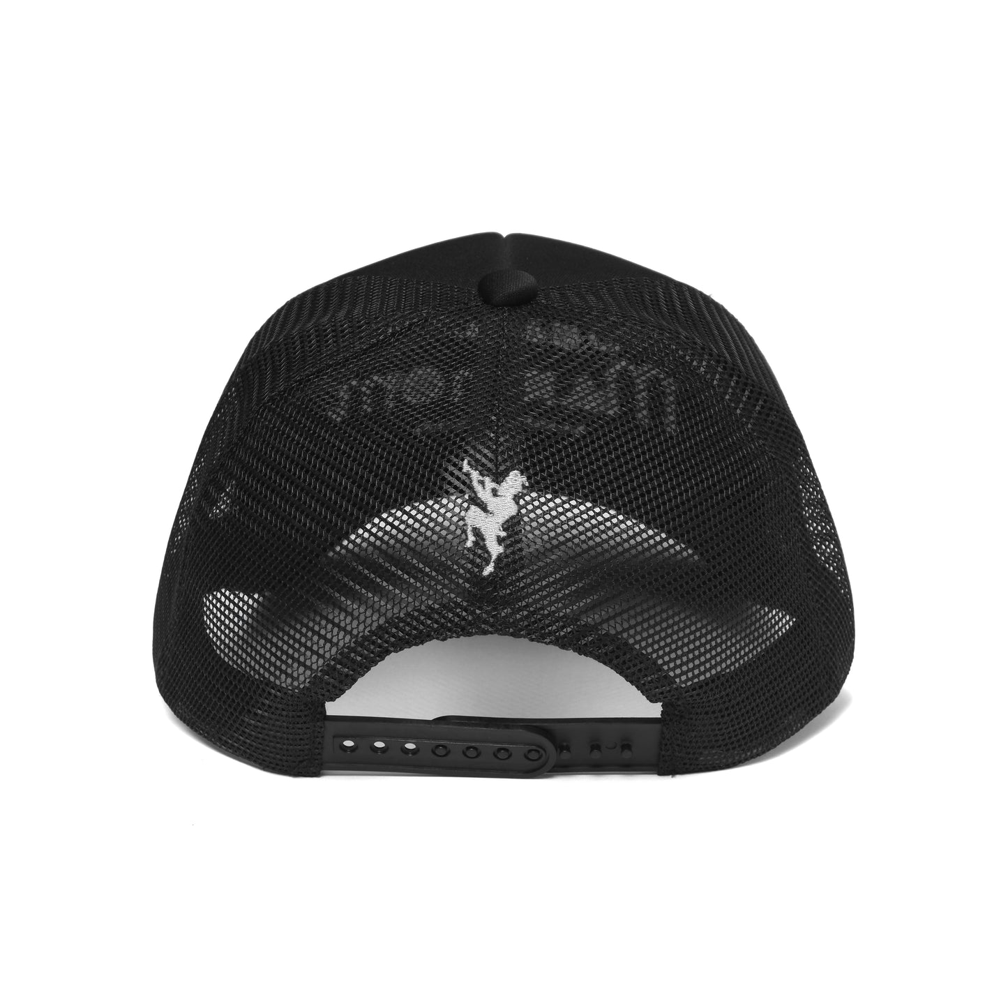 Chateau Marmont Trucker Hat Black/White Stitch