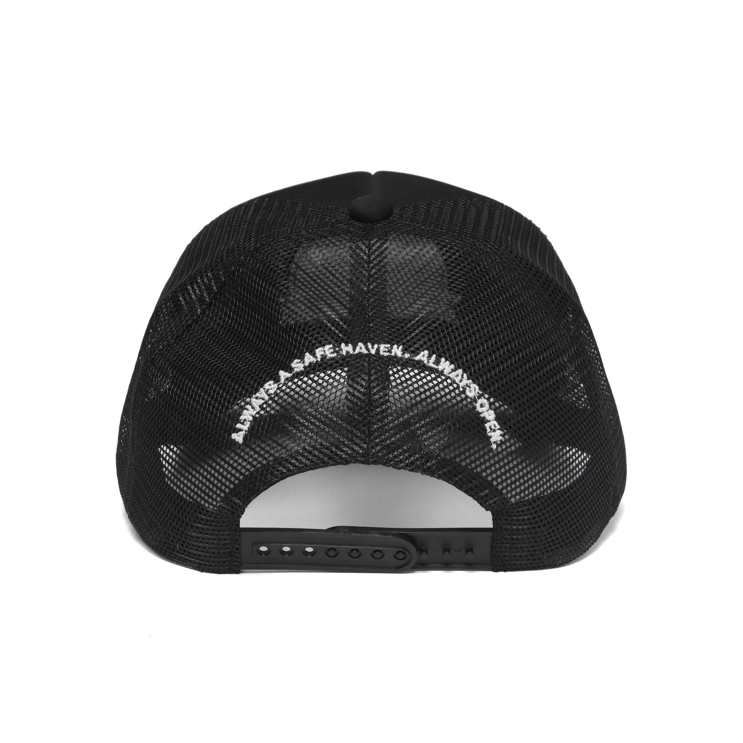 Chateau Marmont Crest Trucker Black Foam/White Stitch