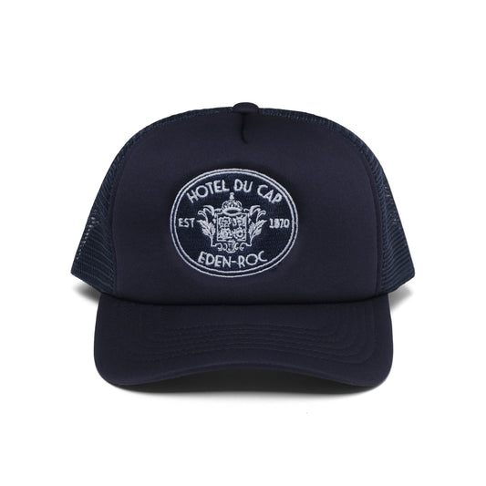 Hotel du Cap Eden Rock Trucker Hat Navy/White Stitch