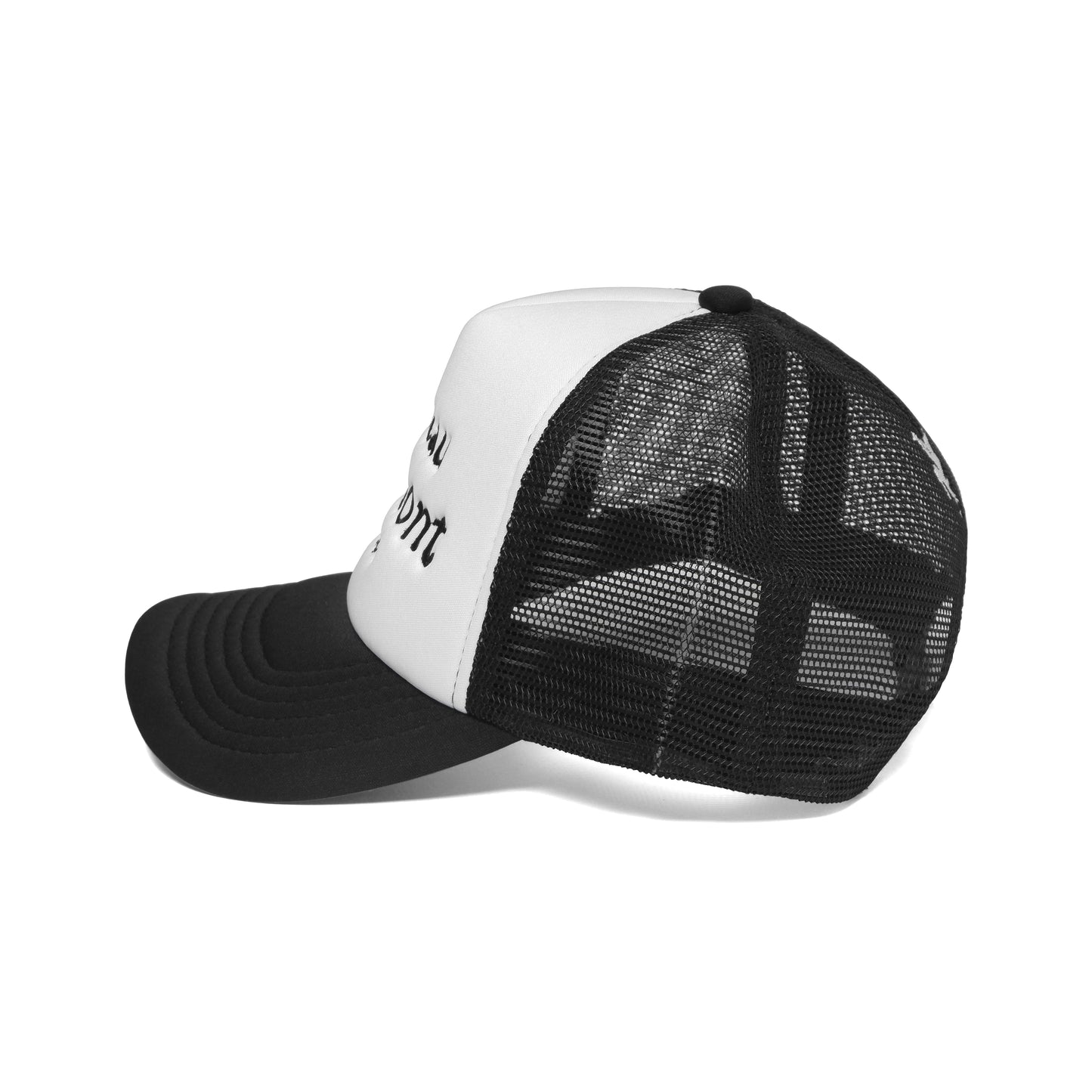 Chateau Marmont Hat Black/White/ Black Stitch