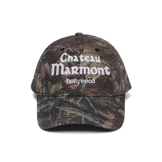 Chateau Marmont Hat Wood Camo/White Stitch